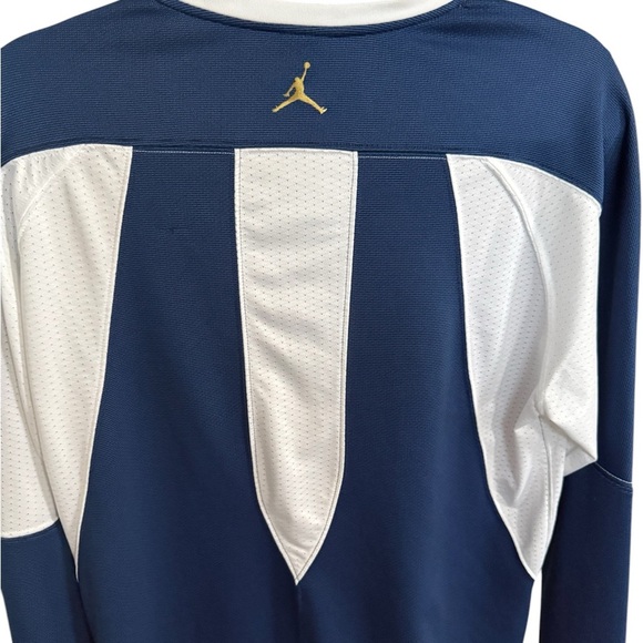 Jordan Men's Blue and White long sleeve - Picture 5 of 7